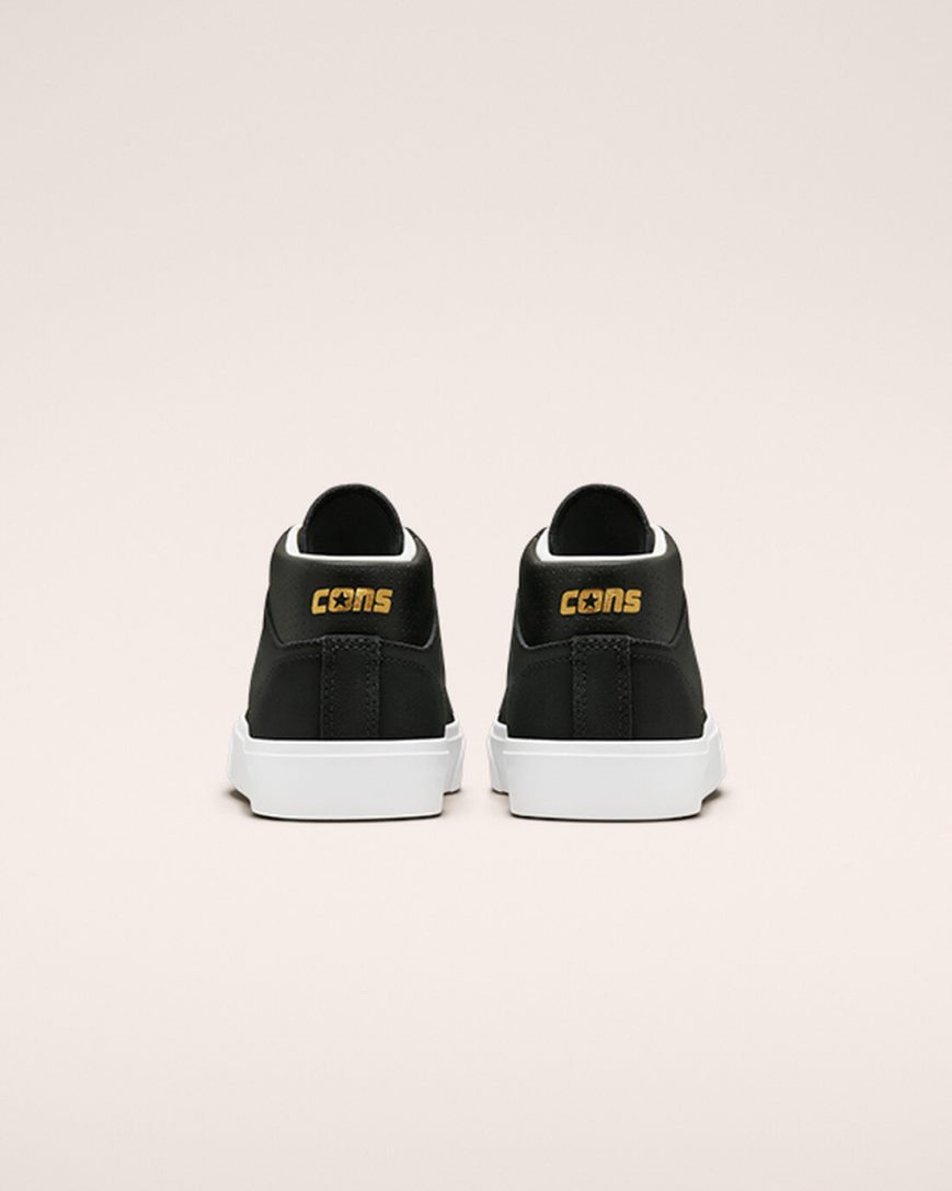 Skate Topanky Converse CONS Louie Lopez Pro Stredne Panske Čierne Biele | SK 11XULY2